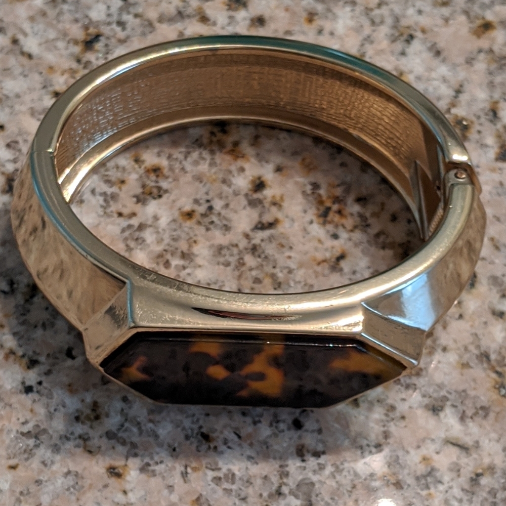 Tortoiseshell Hinge Bracelet